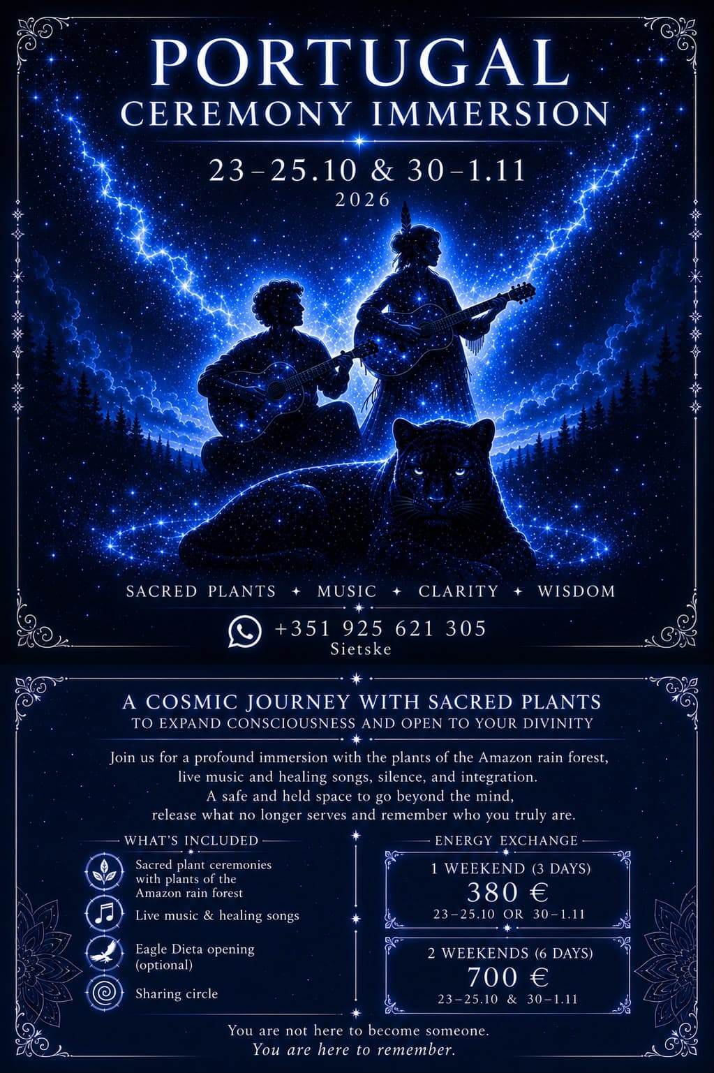 Portugal Ceremony Weekend poster 1
